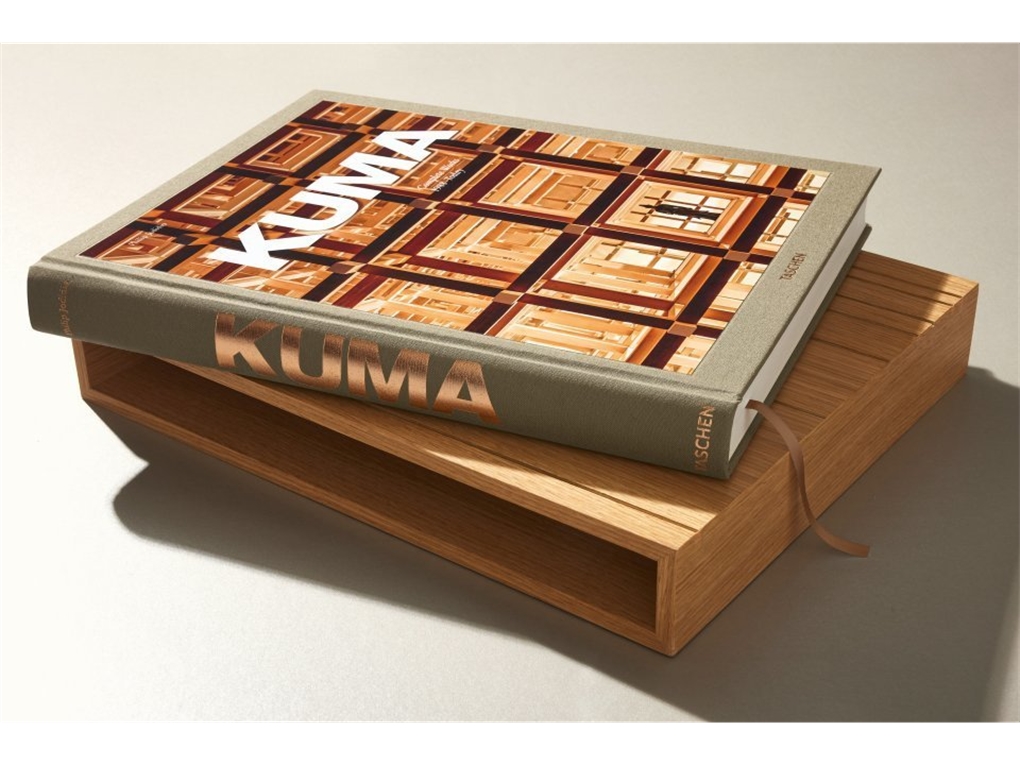 Kengo Kuma Edition of 200 Signed heliogravure in portfolio, 37.4 x 29 cm (14.7 x 11.4 in); hardcover volume in handmade wooden slipcase, printed on two paper varieties, 30.8 x 39 cm (12.1 x 15.4 in), 4,71 kg (10.36 lb), 460 pages