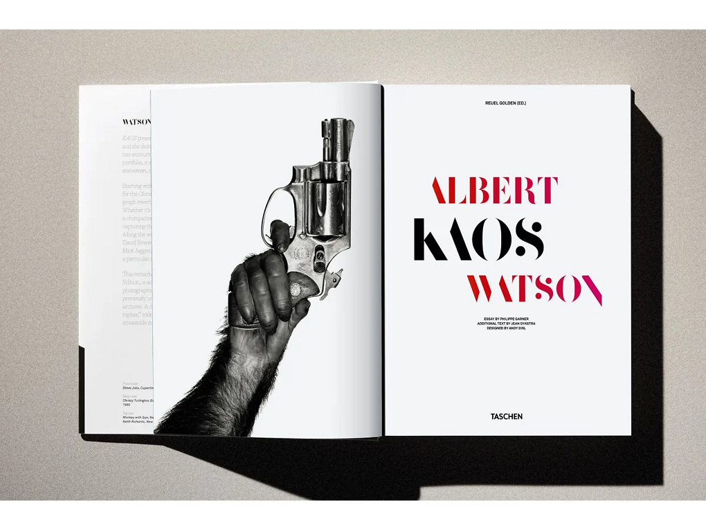 Albert Watson. Kaos. 2nd Edition. Art Edition No. 51–100, 'Monkey with Gun, New York City’, 1992