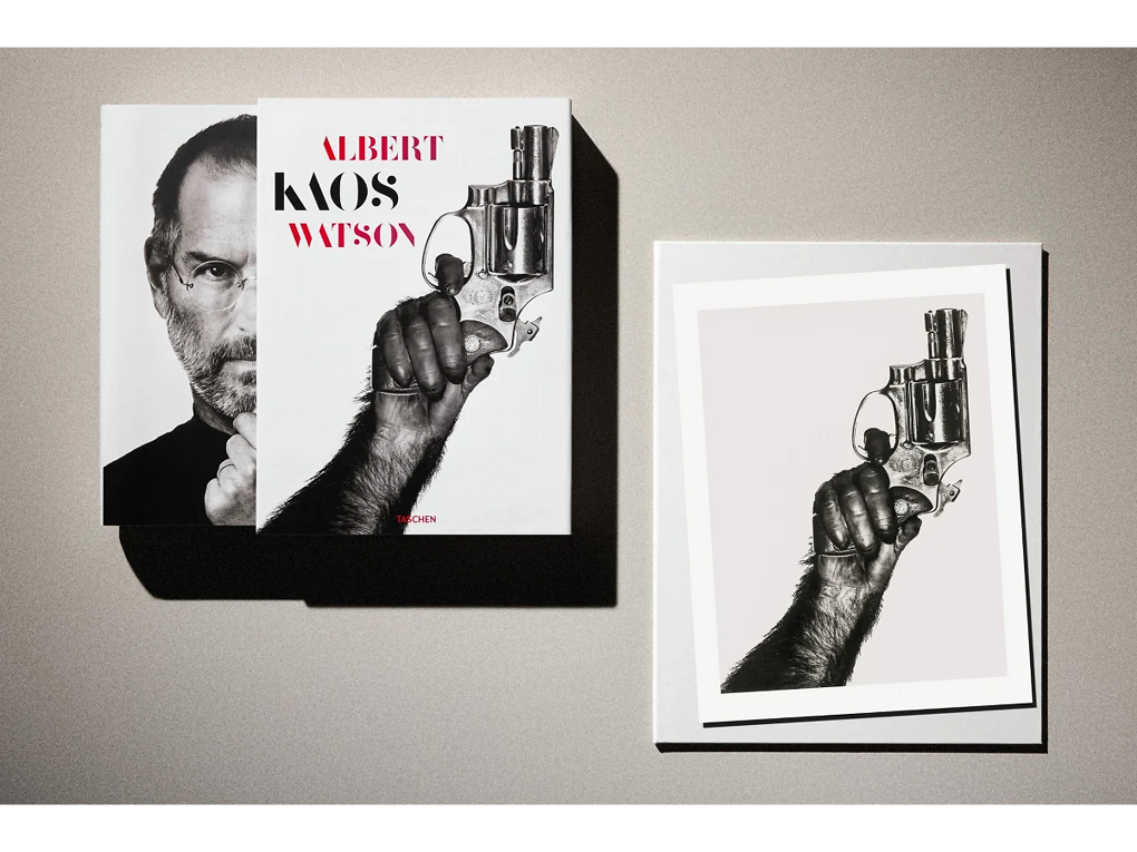 Albert Watson. Kaos. 2nd Edition. Art Edition No. 51–100, 'Monkey with Gun, New York City’, 1992